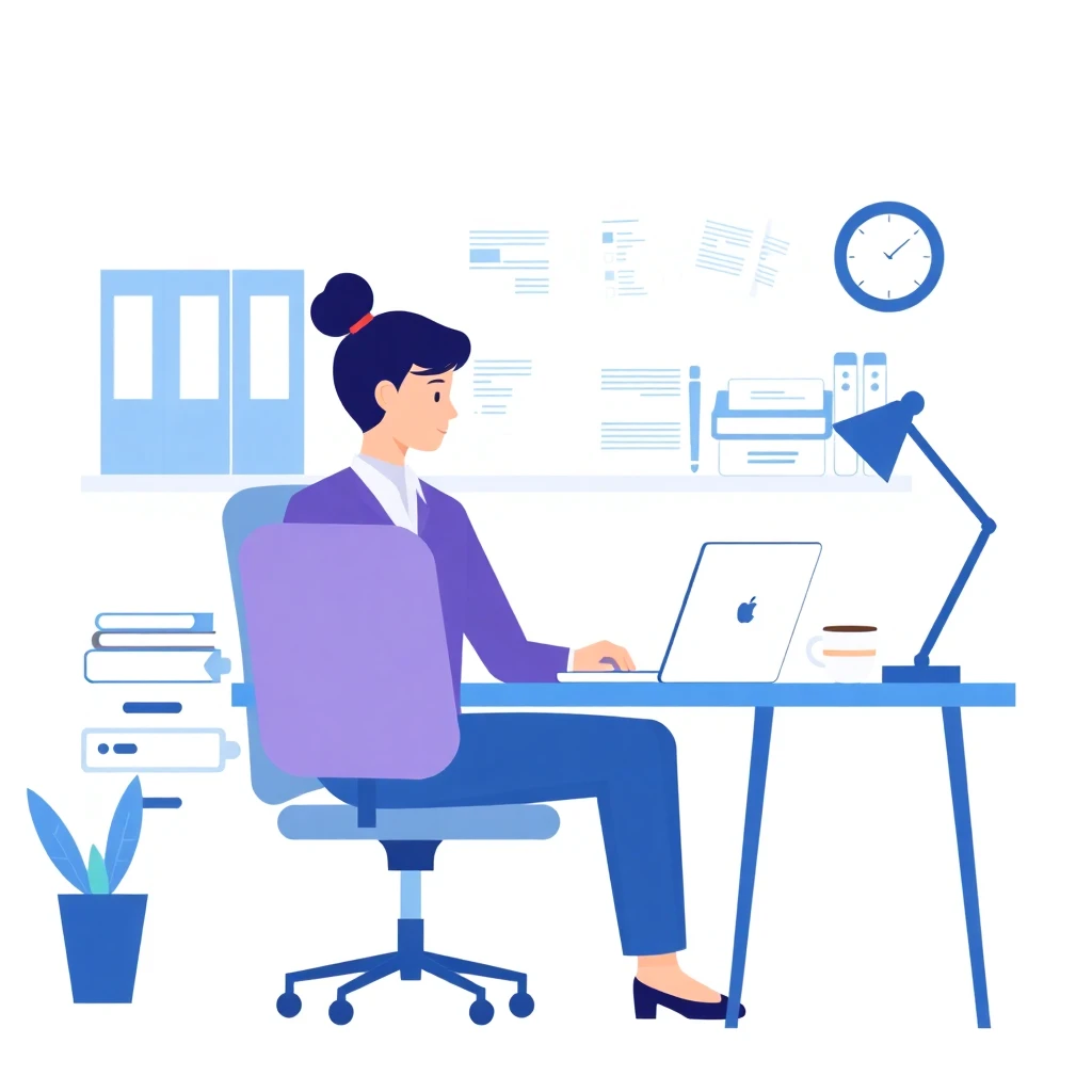 Structured remote work environment