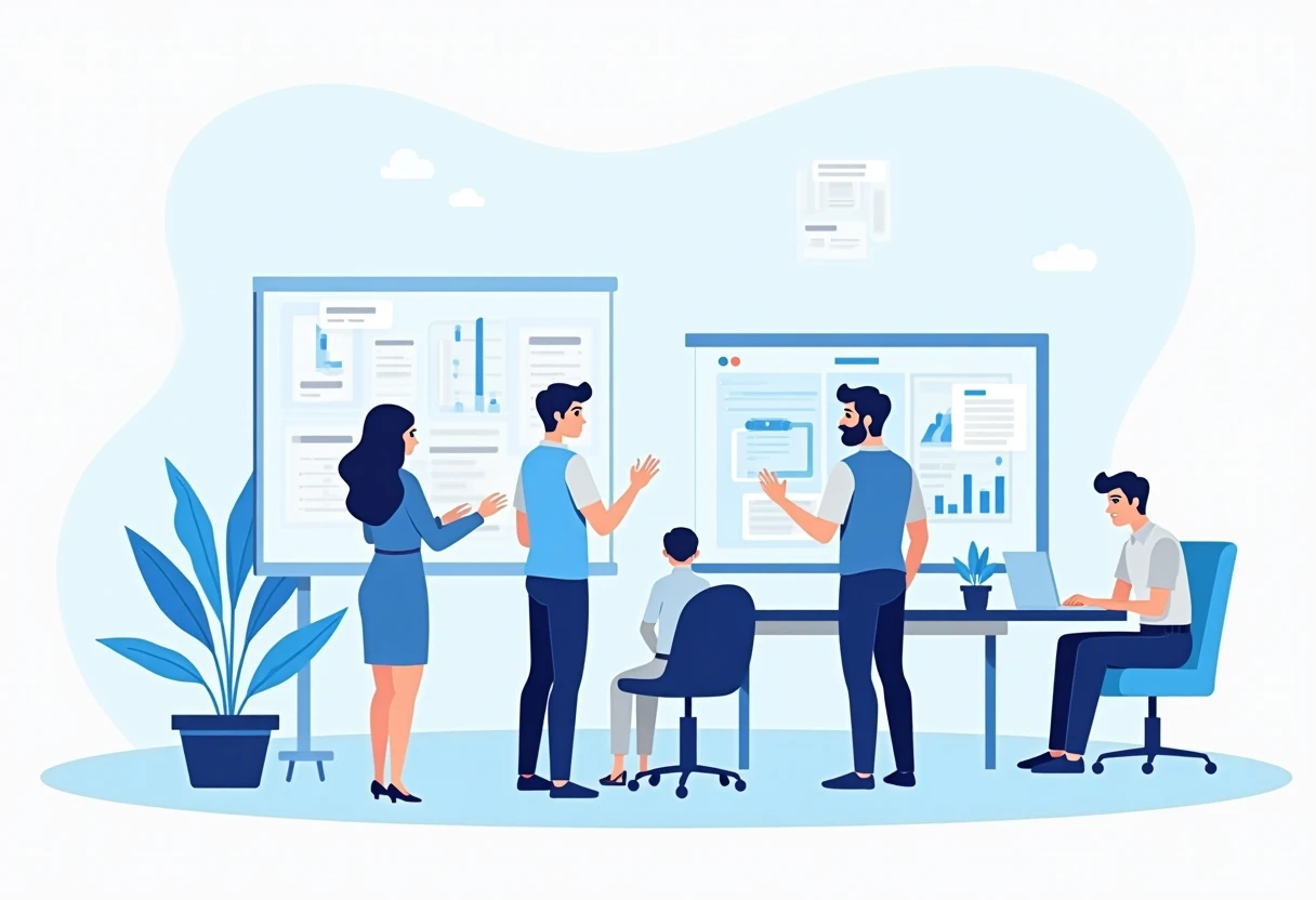 Poste de gestion en restauration
