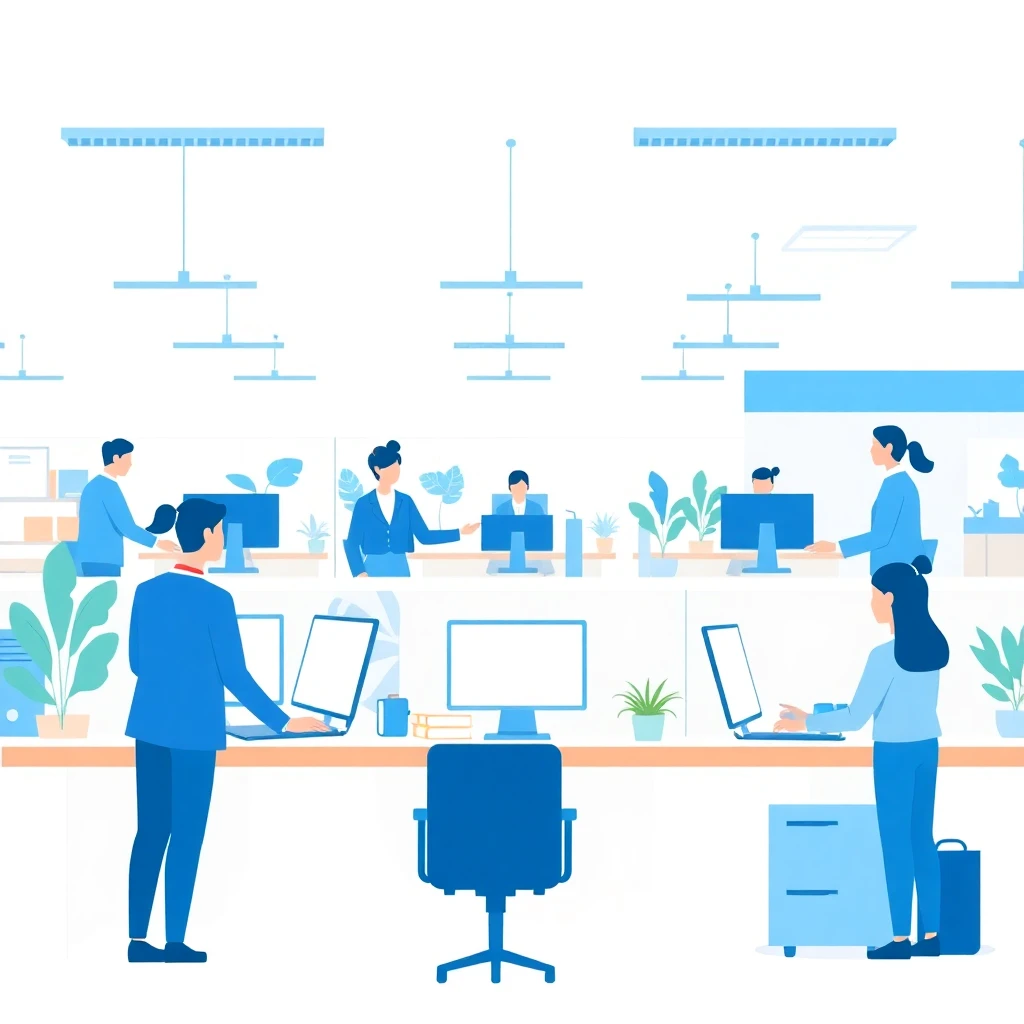 On-site customer service setting