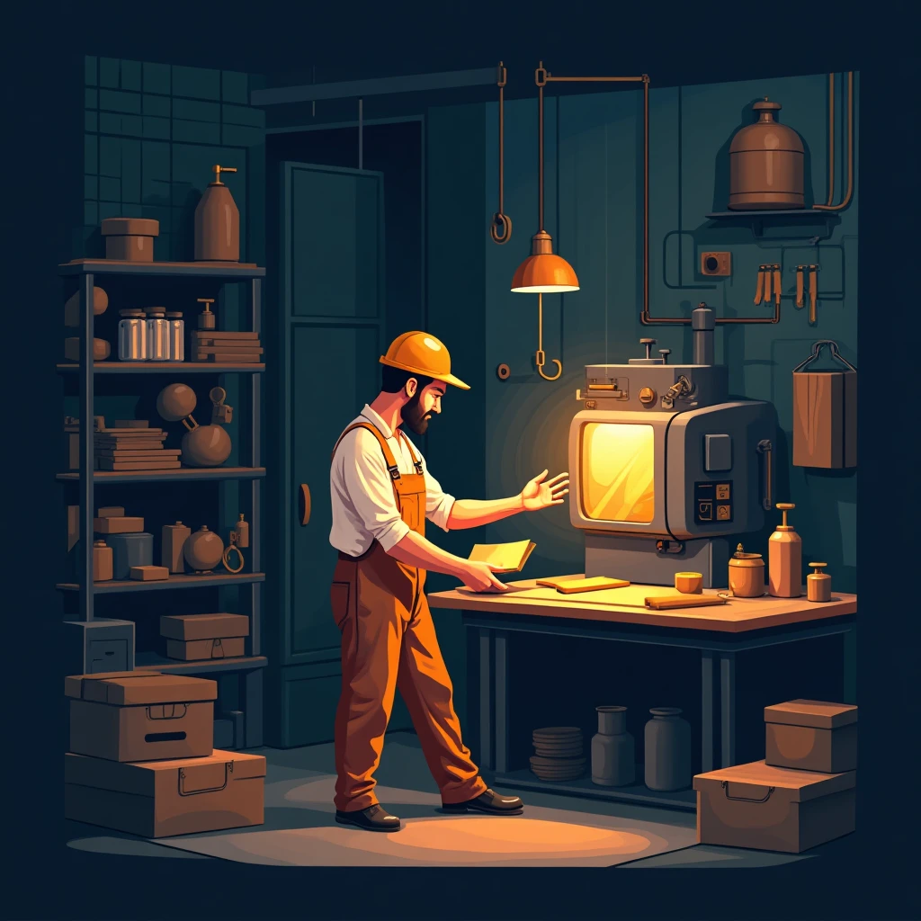 Trabajador en fábrica