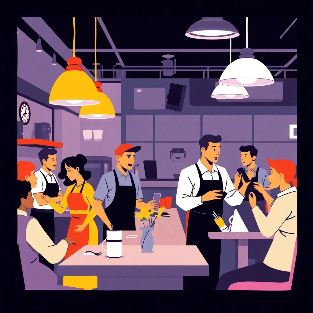 Restaurant scene