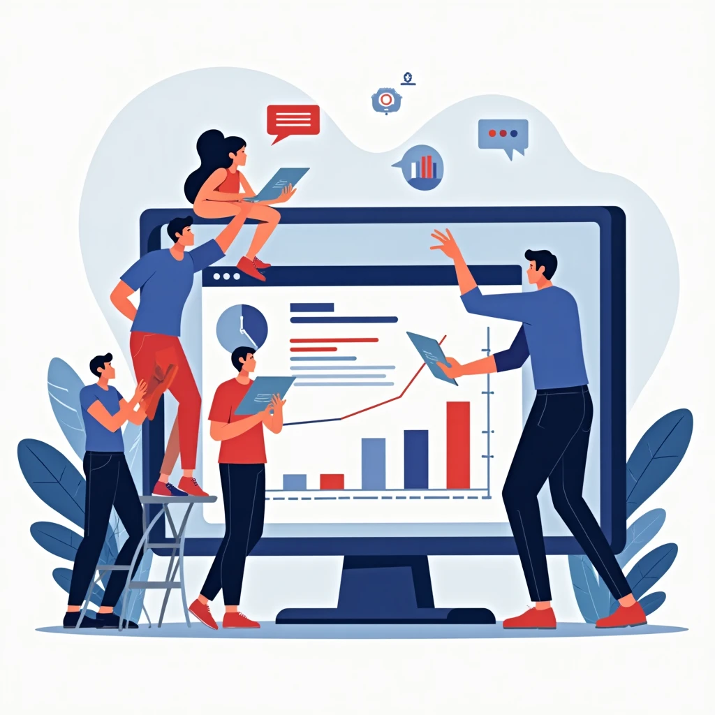 Team collaboration on project timeline