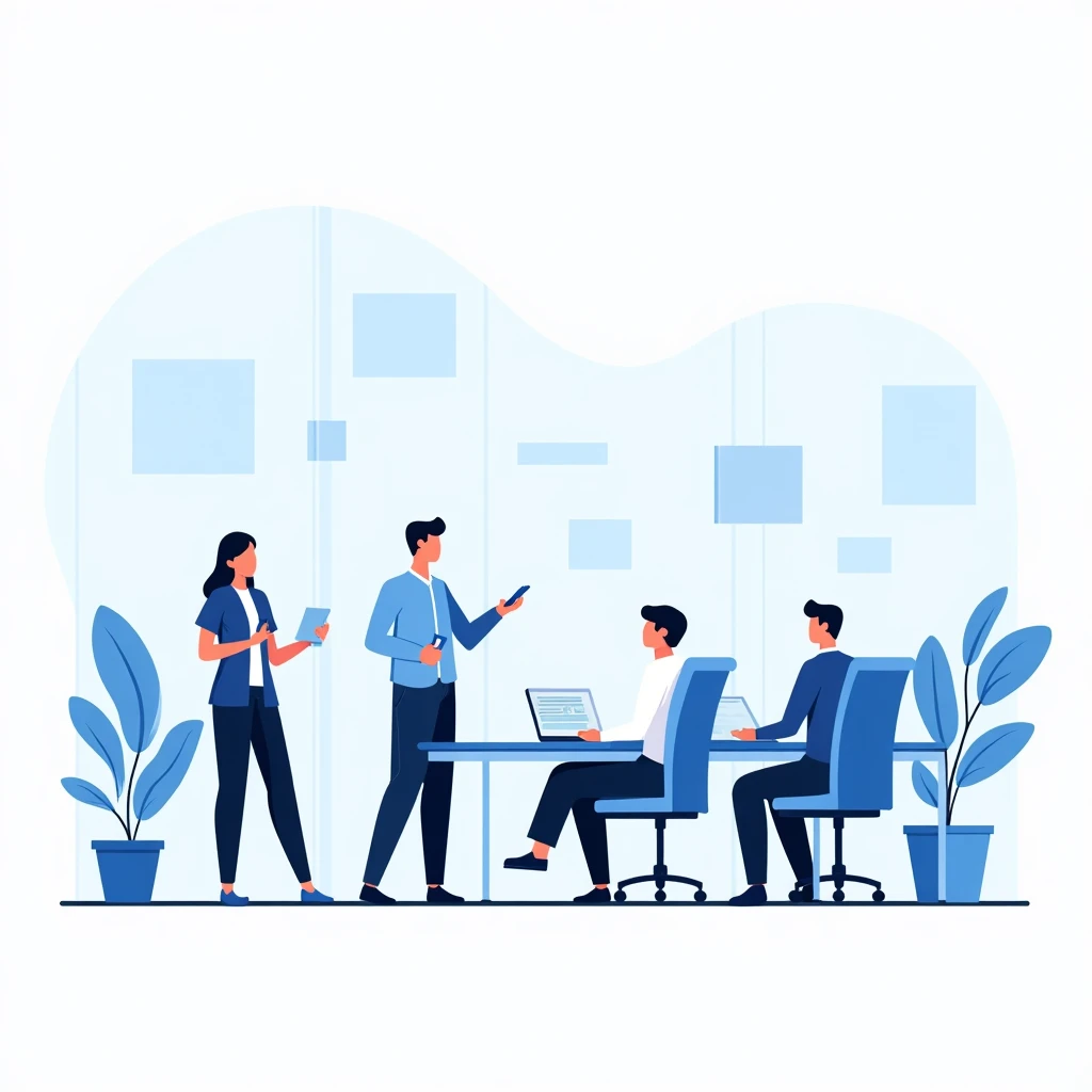 Reunión de equipo de logística