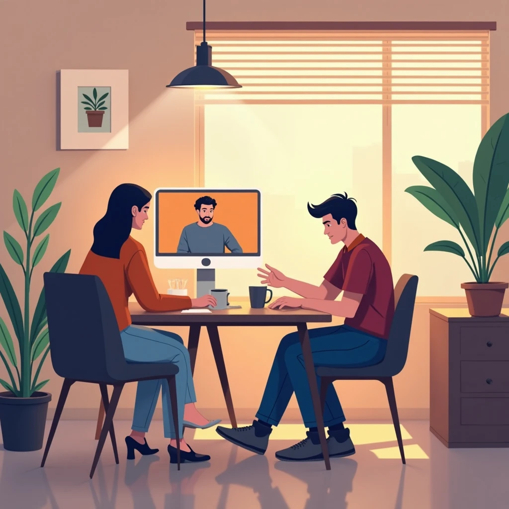 Trabajo híbrido en equipo