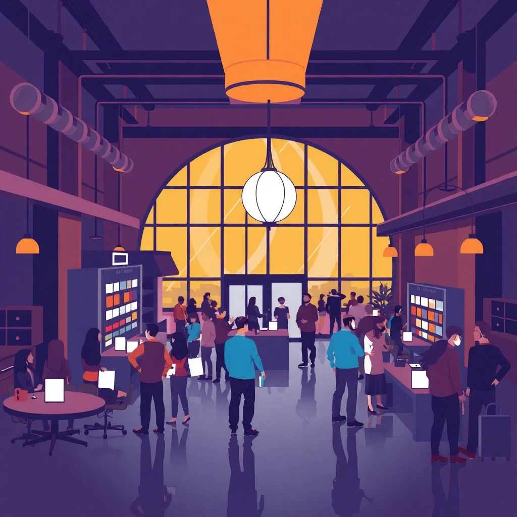 Hospitality industry in action