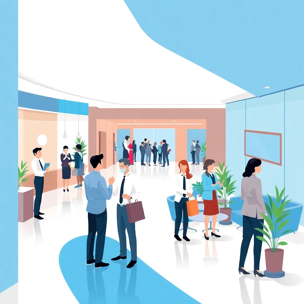 Hotel lobby activity