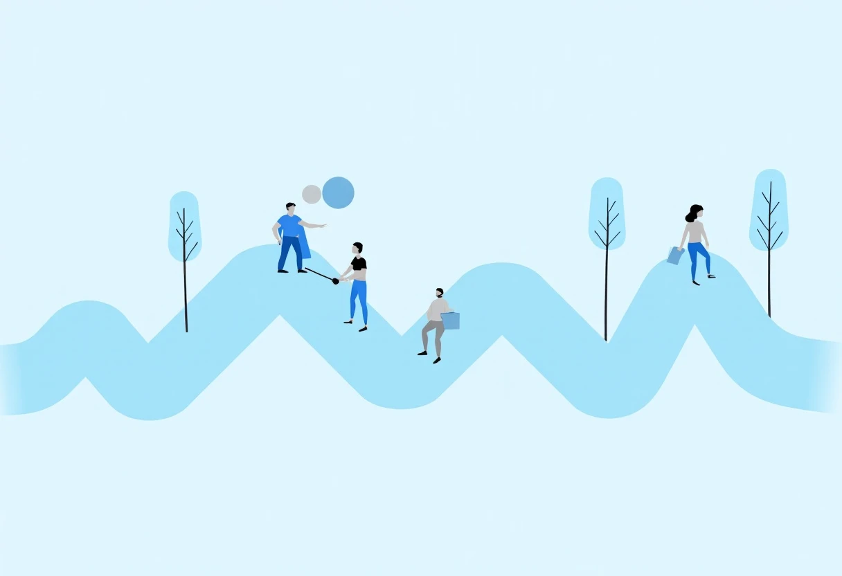 Illustration de télétravail