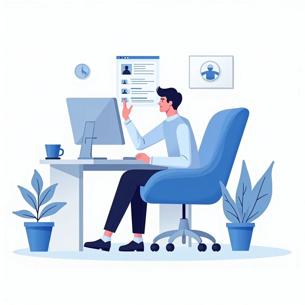 Revisando ofertas laborales