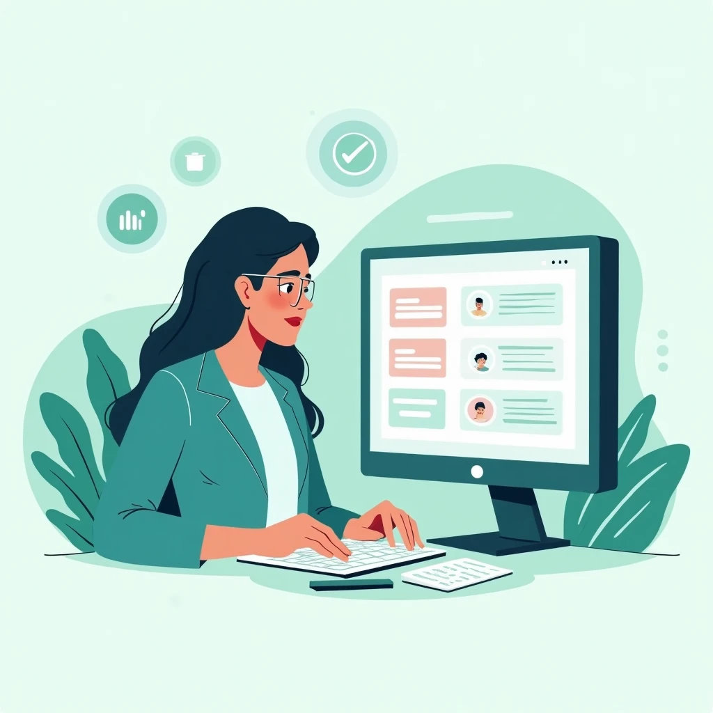 Freelancer explorando ofertas de trabajo