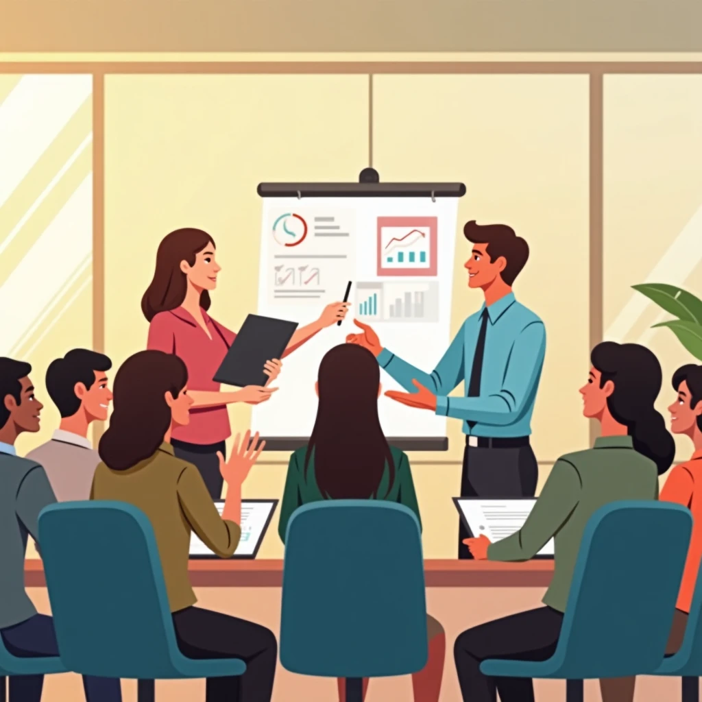 Customer service training session