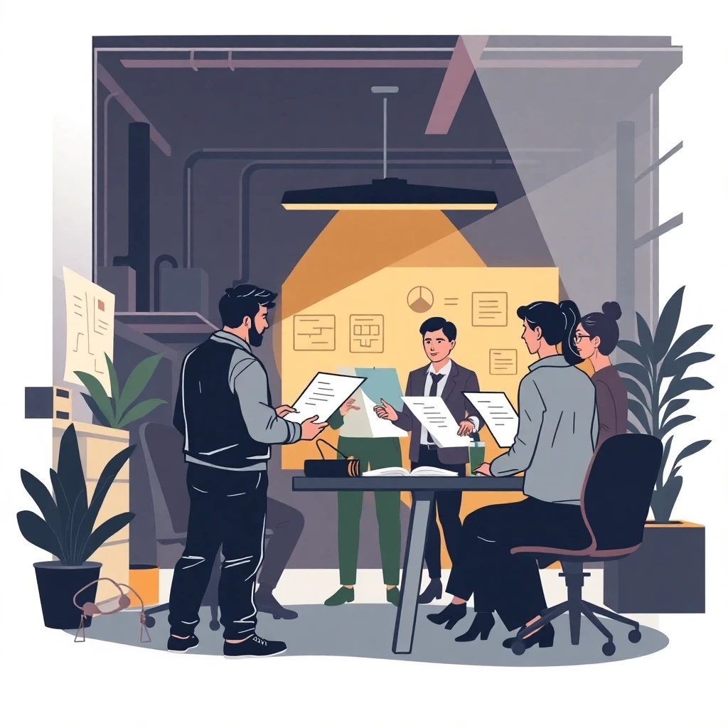 Project management meeting