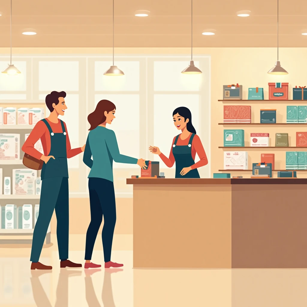 Professional retail setting