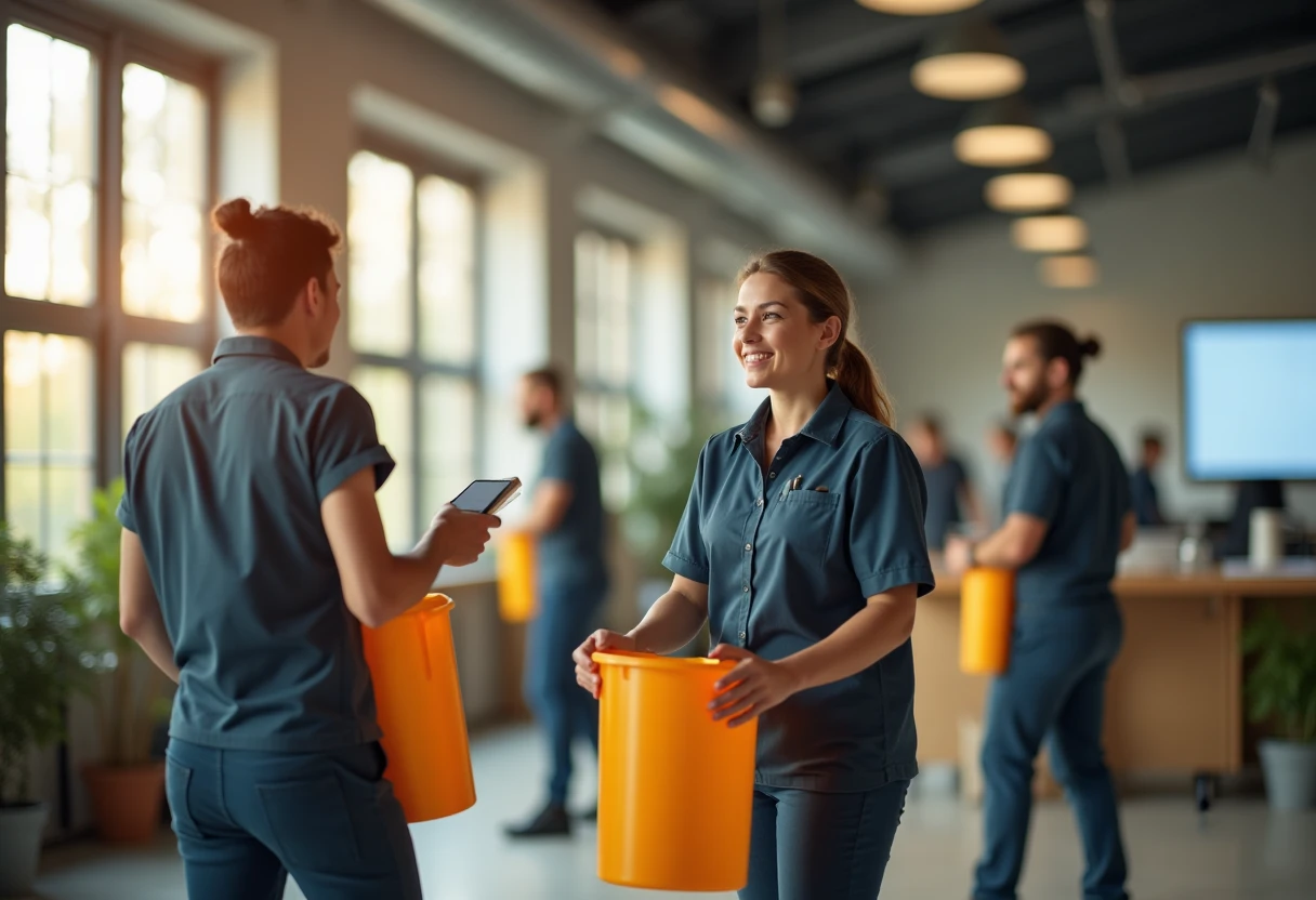 Balanced cleaning roles