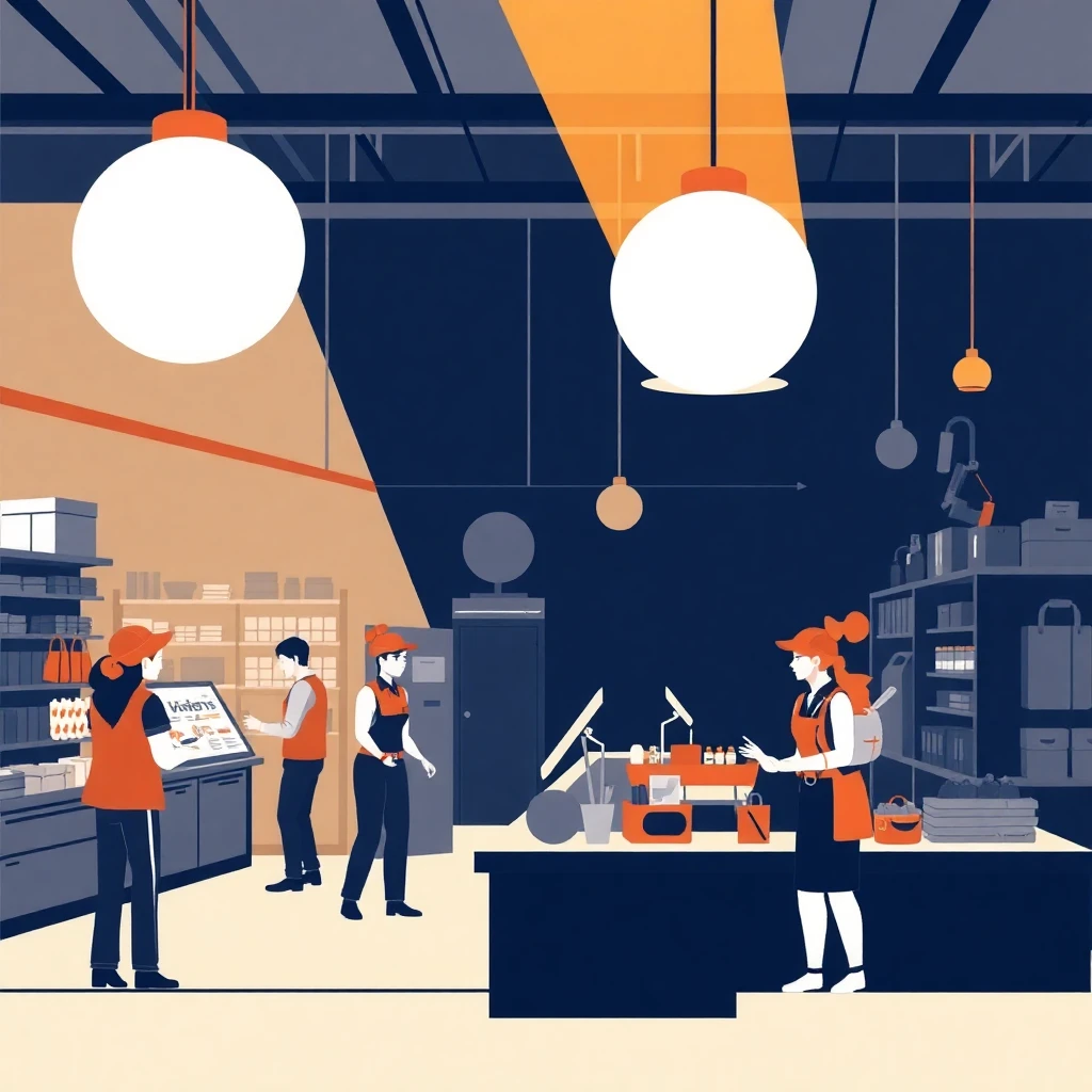 Retail education setting