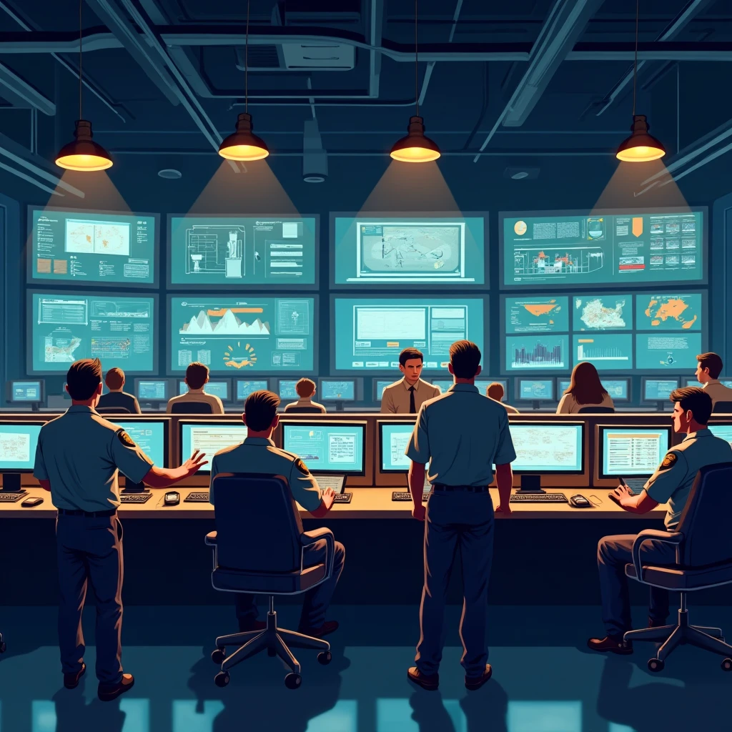 Aviation security control center