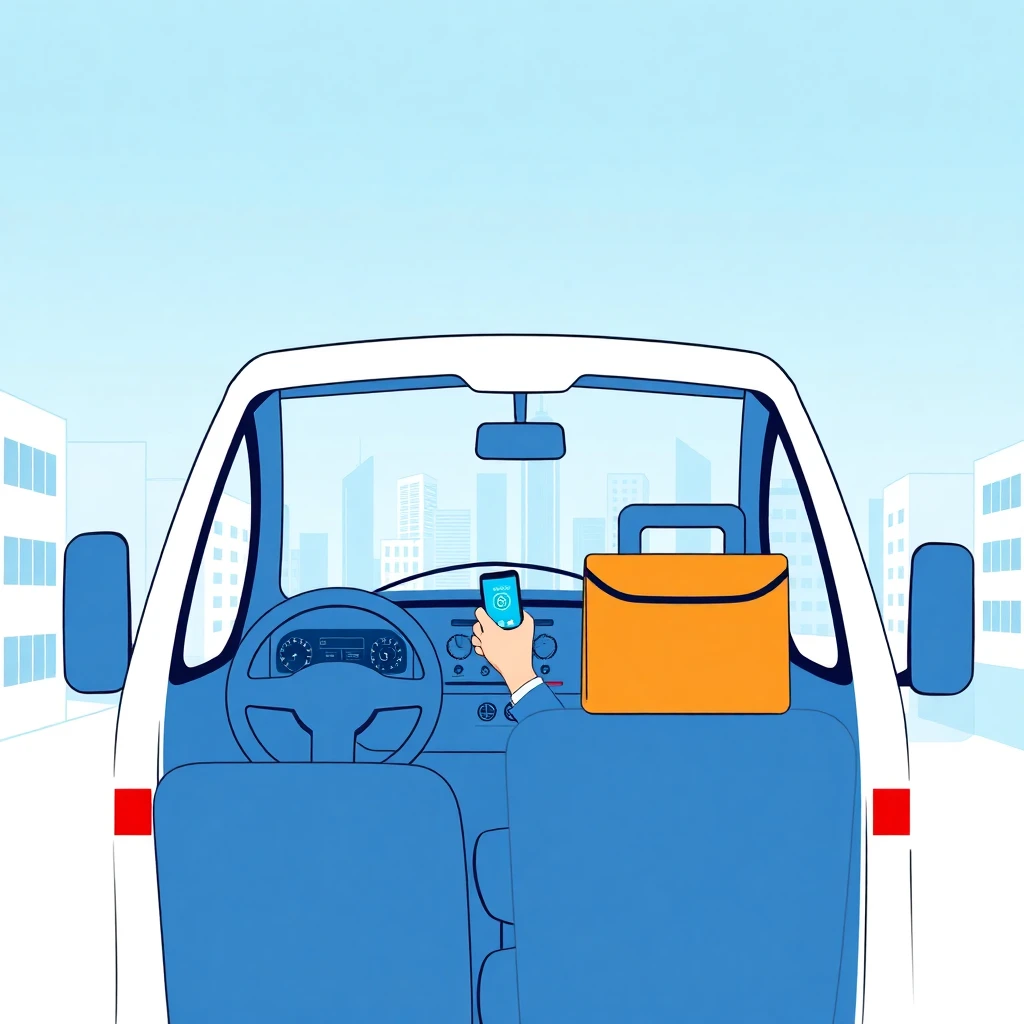 Daytime delivery driving