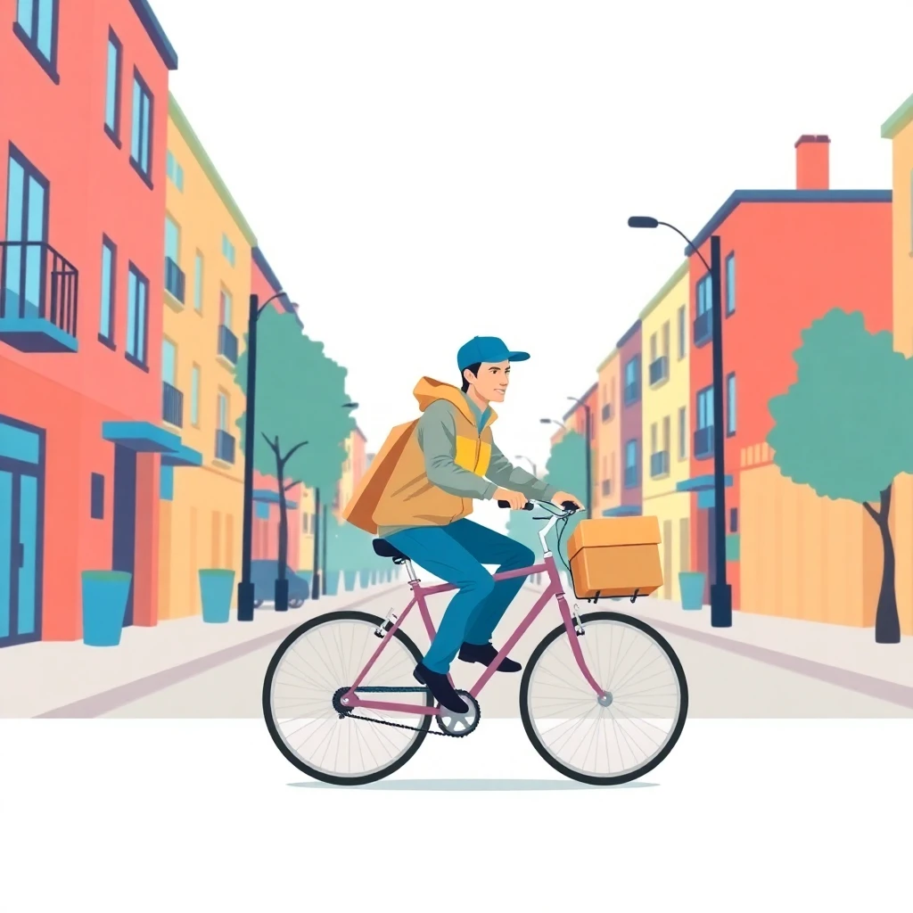 Flexible courier position