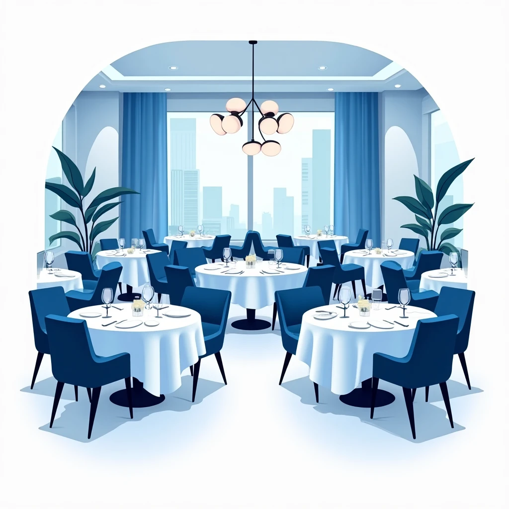 Premium restaurant setting