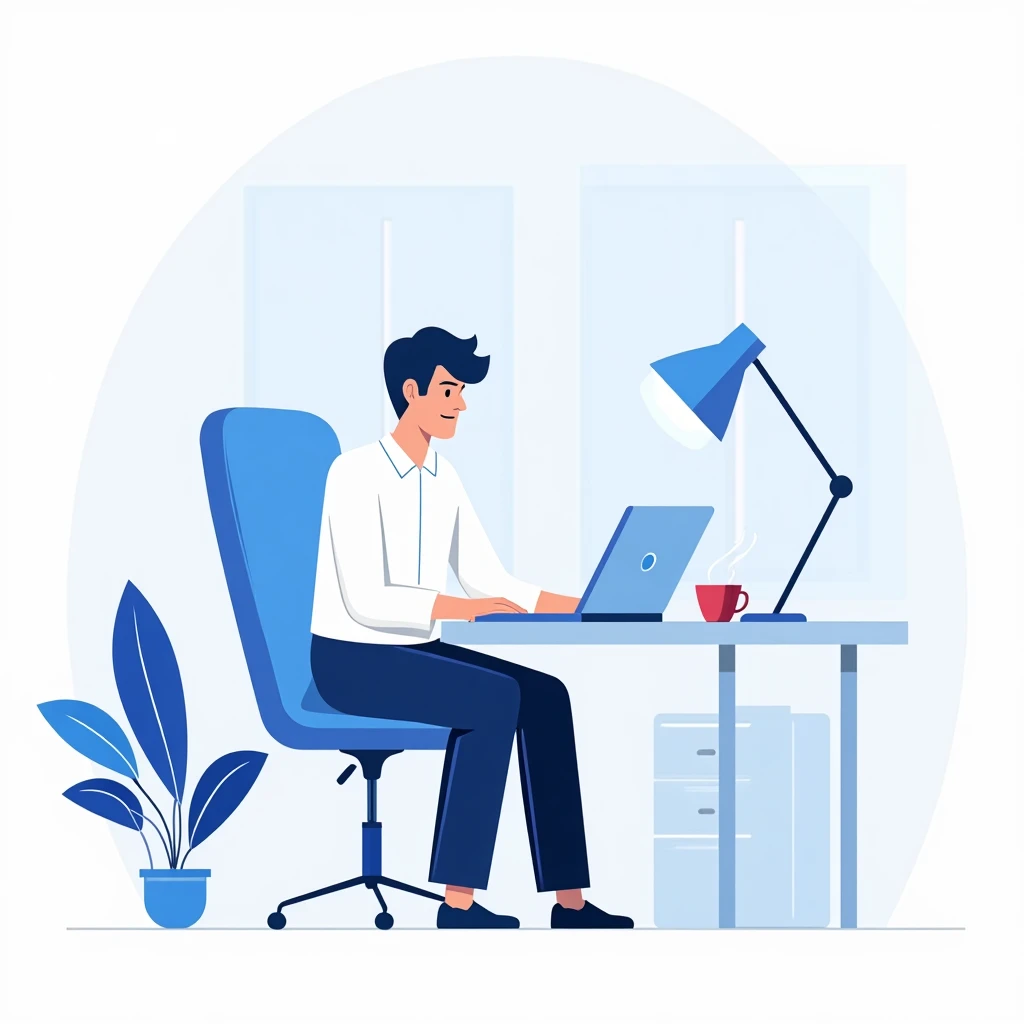 Trabajando remotamente desde casa