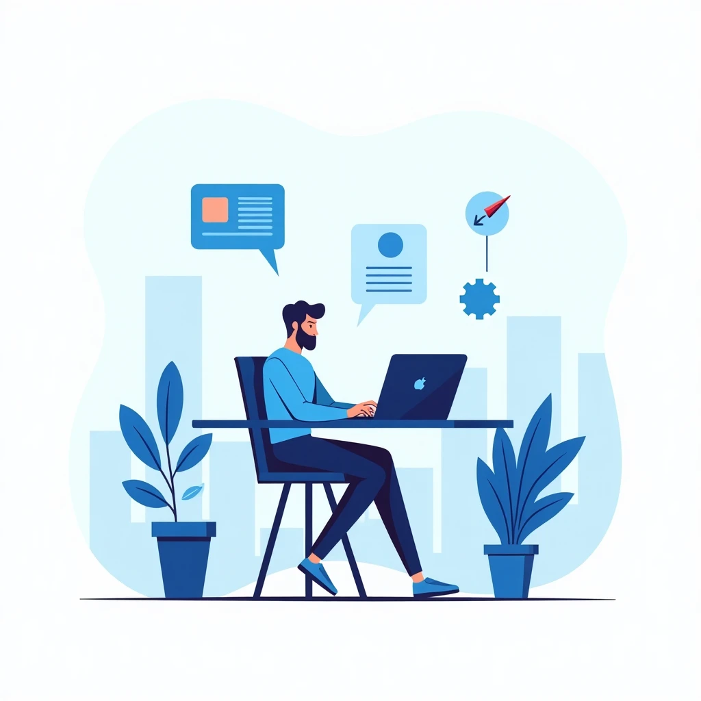 Entorno de trabajo remoto innovador