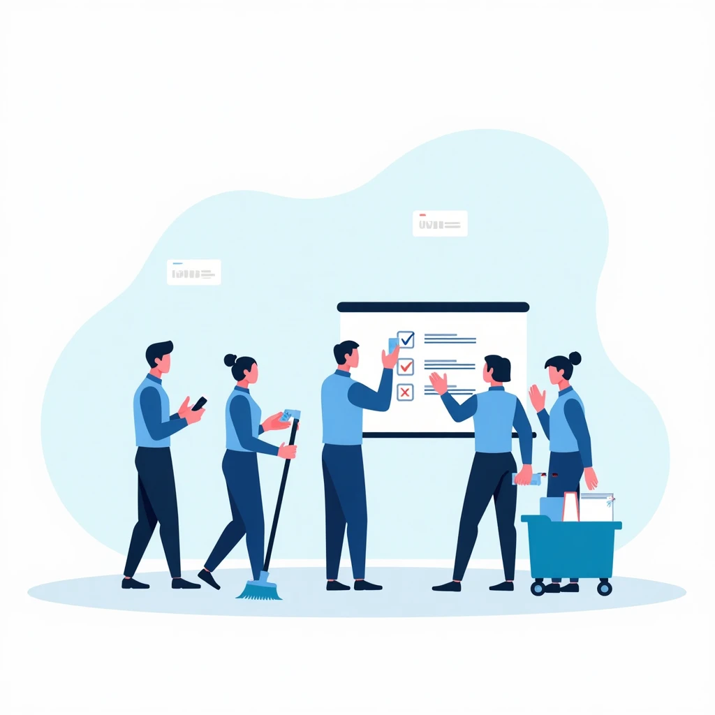 Supervisión de calidad en limpieza