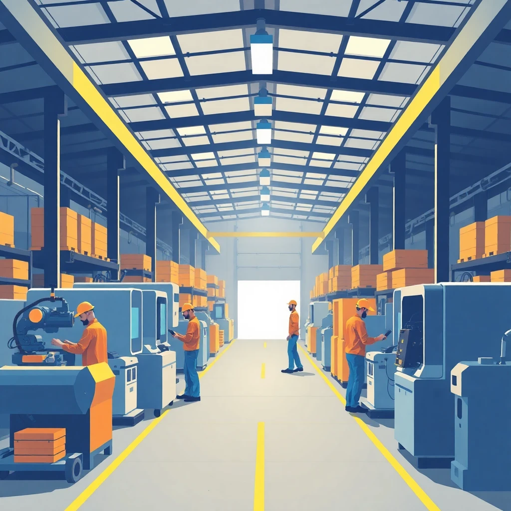 Warehouse machine operation