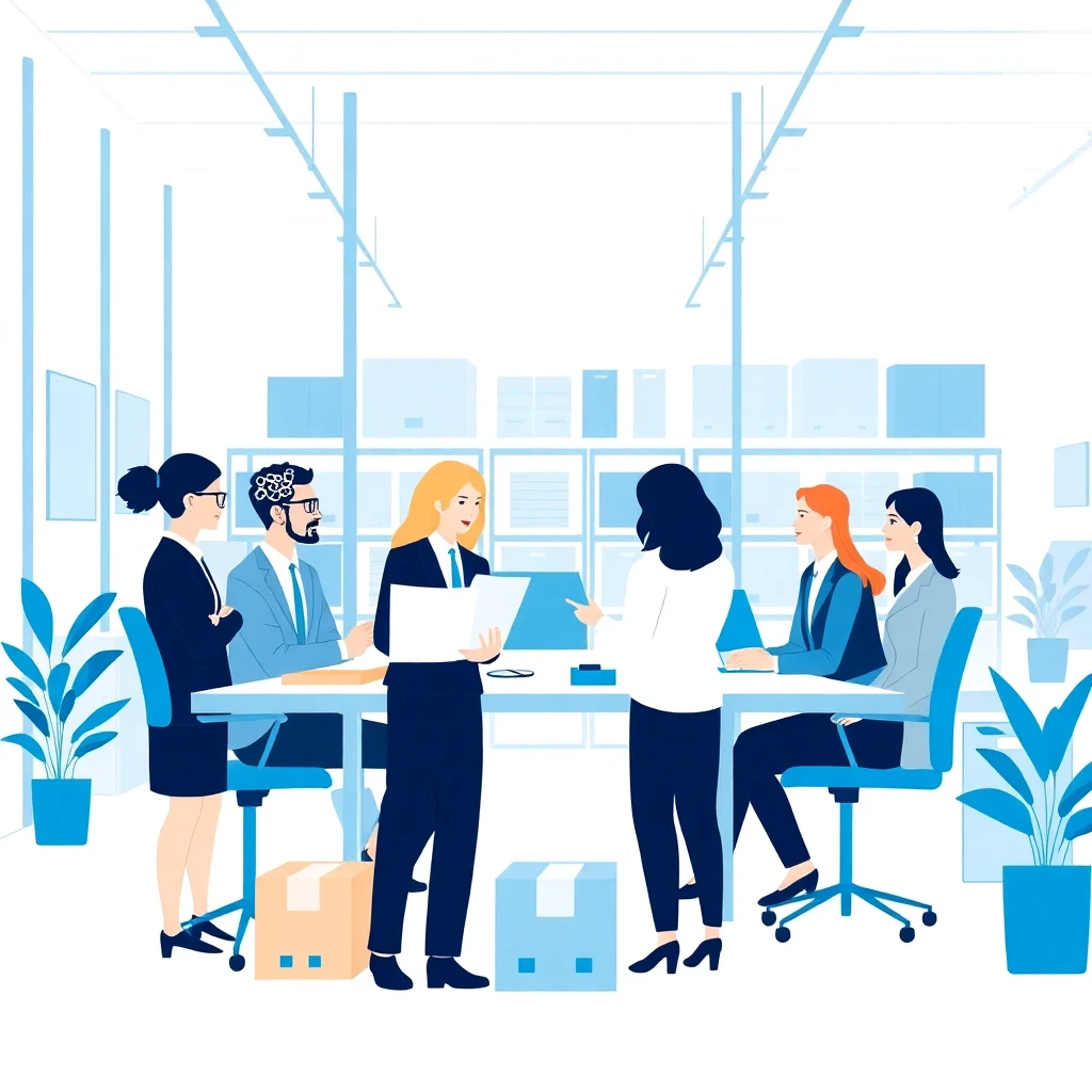 Logistics team collaboration