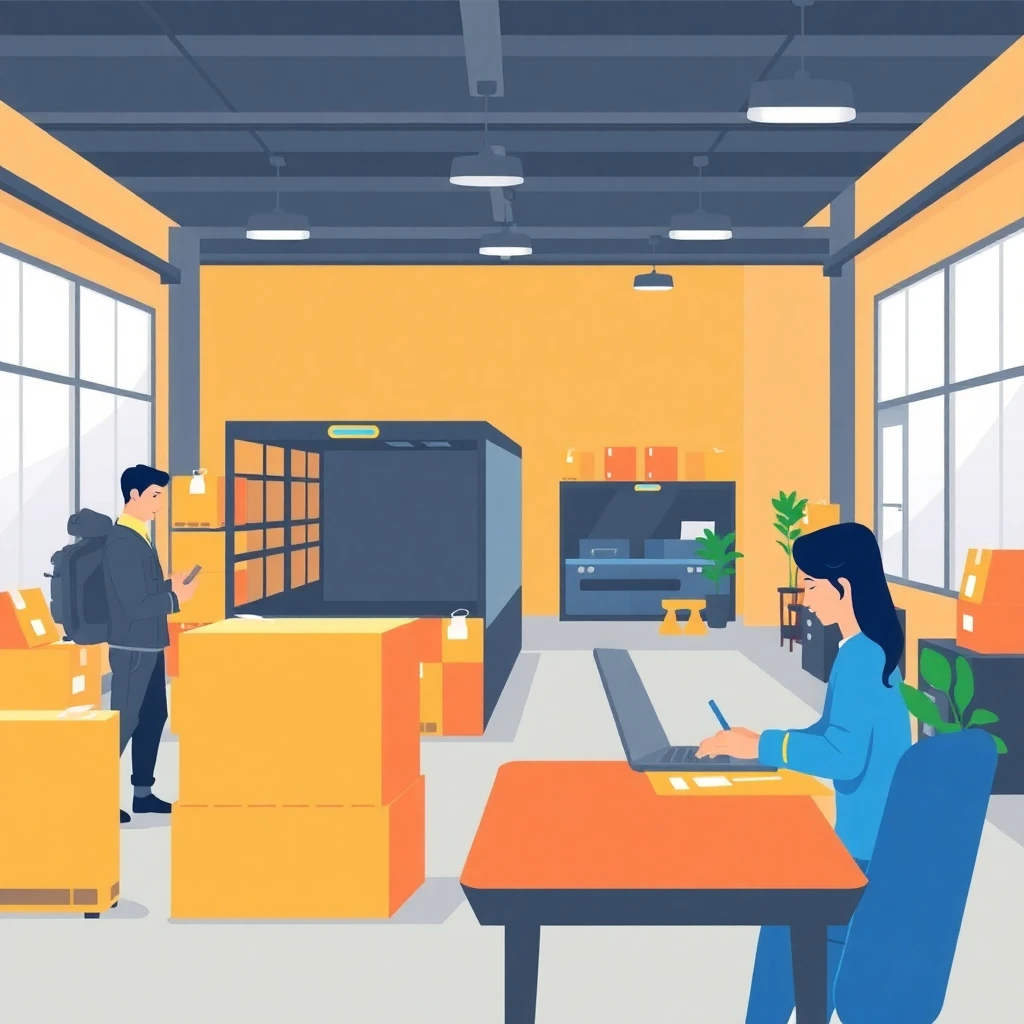 Relaxed logistics office