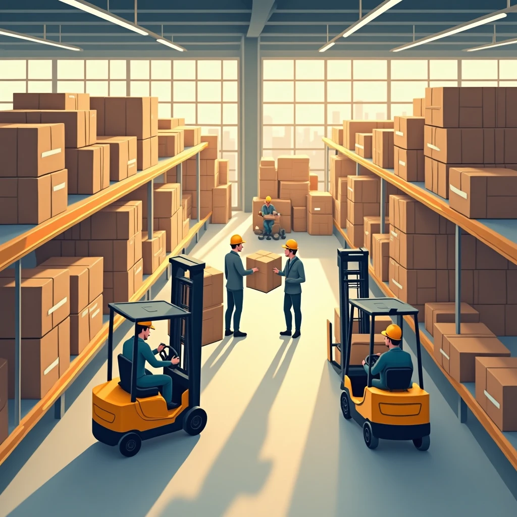 Warehouse operations in full swing