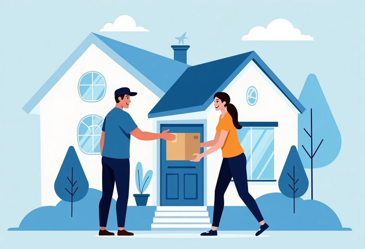 Friendly delivery interaction