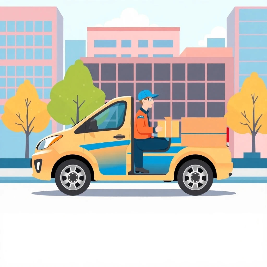 Part-time delivery in the city